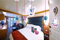 Disney Cruise Line Holiday Stateroom Decorations