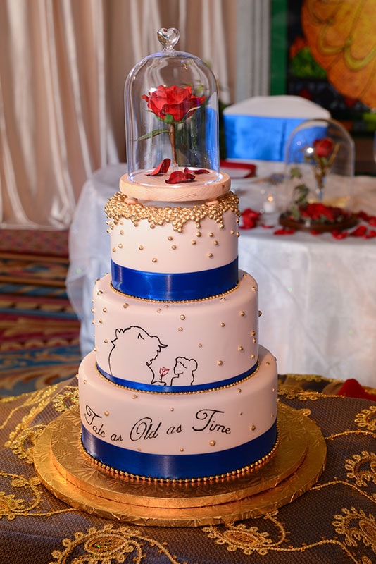 Wedding Cake Wednesday Tale As Old As Time Disney Weddings