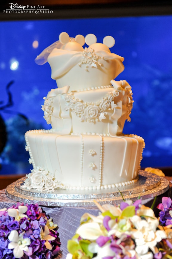 Wedding Cake Wednesday All White Mickey Ears Disney Weddings Wedding Cake Wednesday All White Mickey Ears