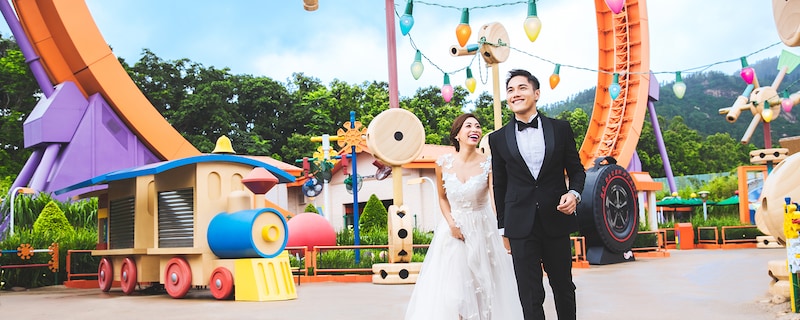 ウェディング フォトグラフィ パッケージ 香港ディズニーランド リゾート