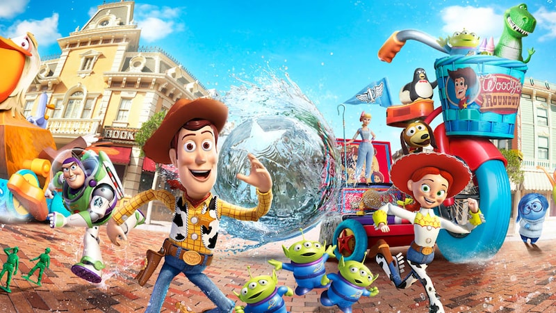 Hasil gambar untuk Toy Story & Pixar Pals Summer Splash
